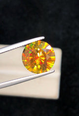 5.55 CT Round Cut Sphene Gemstone: Himalayan Titanite