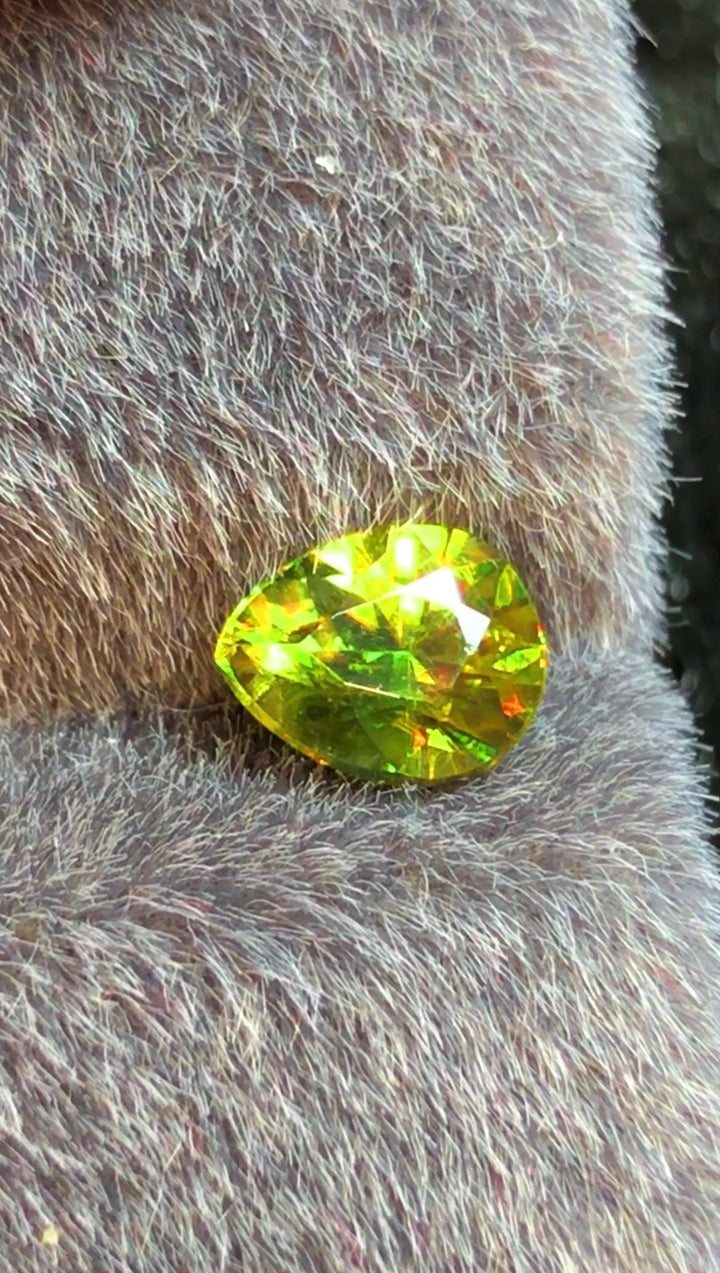 Pear Shape Sphene 0.80 CT Gemstone from Pakistan