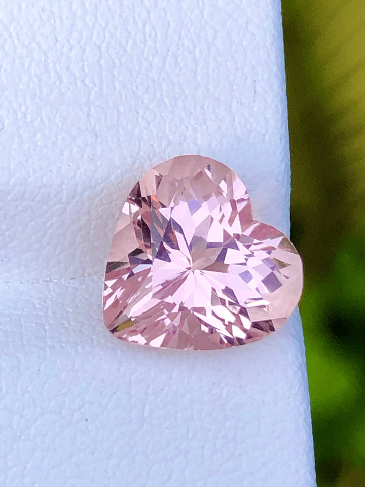 Pink Morganite 3.50ct Heart Cut – From Pakistan