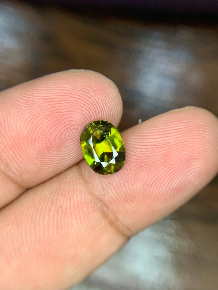 Ultra Fire Chrome Sphene Loose Gemstone - 1.70 Carat