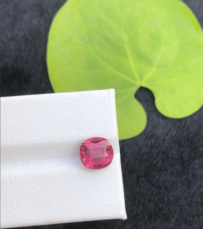 2.90ct Flawless Pink Tourmaline – Natural Cushion Cut from Afghanistan