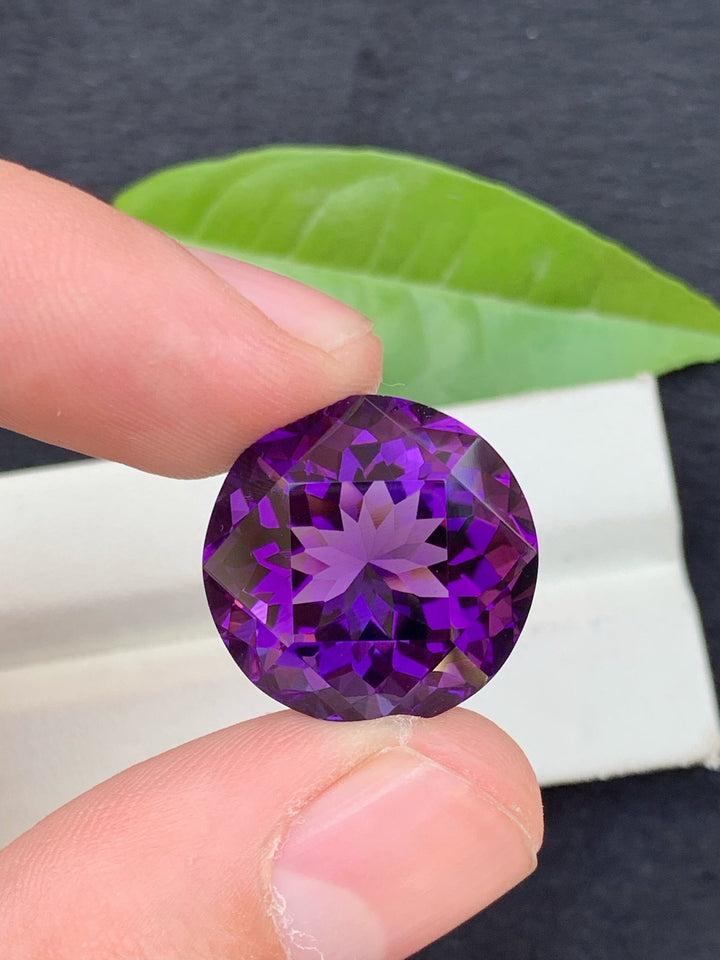 Fancy Cut Natural Amethyst Loose Gemstone - 33 carats