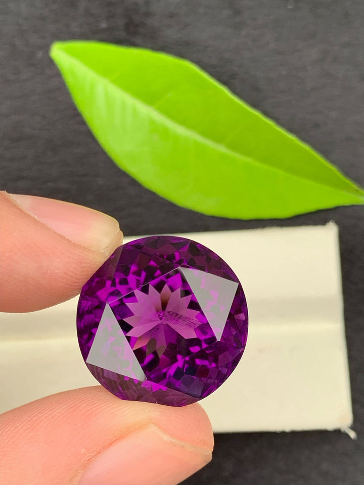 Fancy Cut Natural Amethyst Loose Gemstone - 37 carats