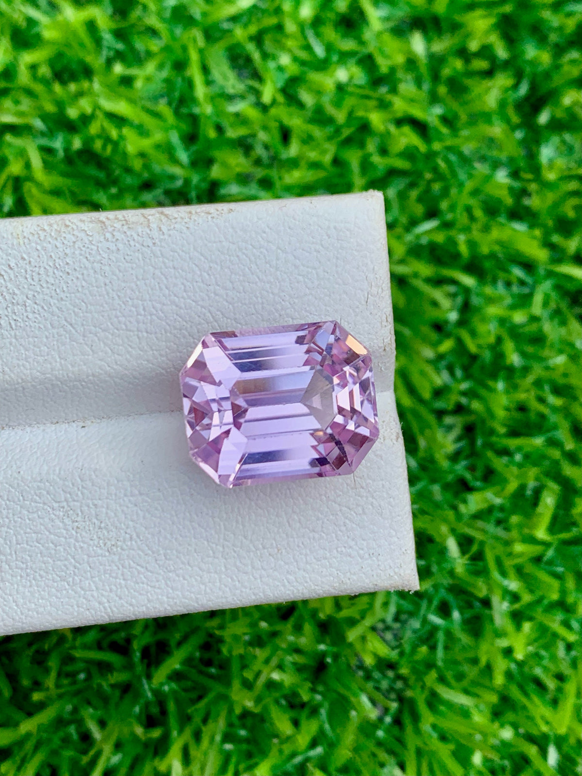 AAA Pink Kunzite Gemstone: Emerald Cut, 17.15 CT, November Birthstone