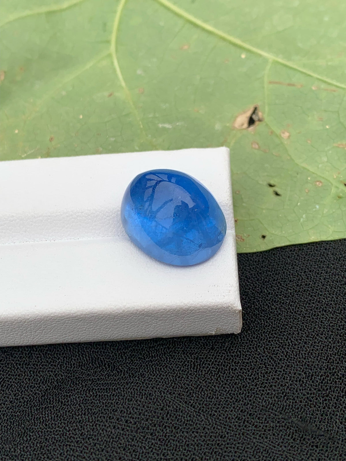 Santa Maria Blue Aquamarine Cabochon: 22.35 Carat Oval Gemstone