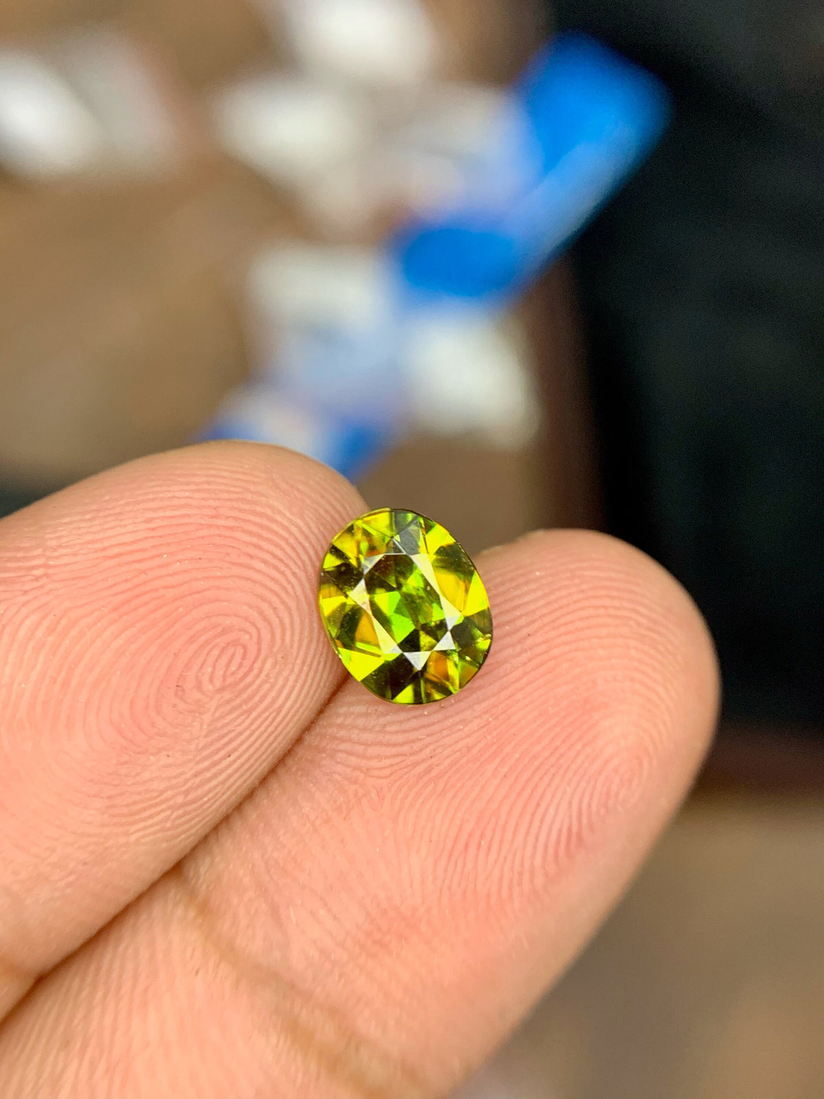 1.45 CT Oval Cut Sphene Gemstone: Himalayan Origin
