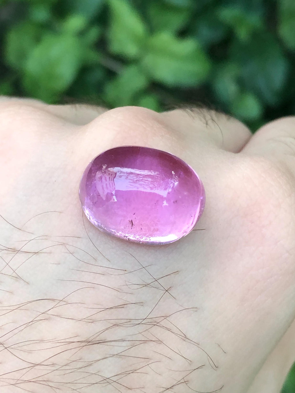 Pink Kunzite 24.94 Carat Polished Cabochon from Afghanistan – Gemstone Collector’s Piece