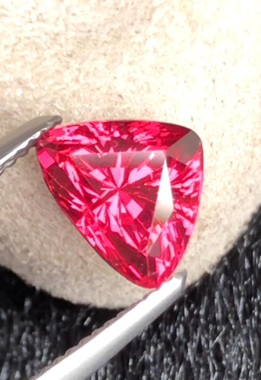 Mahenge Spinel 1.37 ct Octagon Cut – Vivid Pink With Certificate