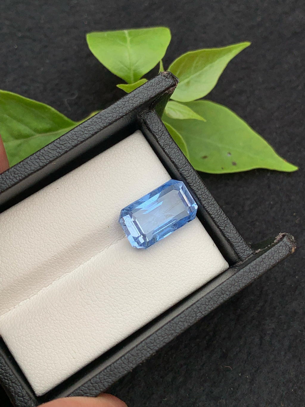 Santa Maria Blue Aquamarine Gemstone: Emerald Cut, March Birthstone (6.30 Carats)
