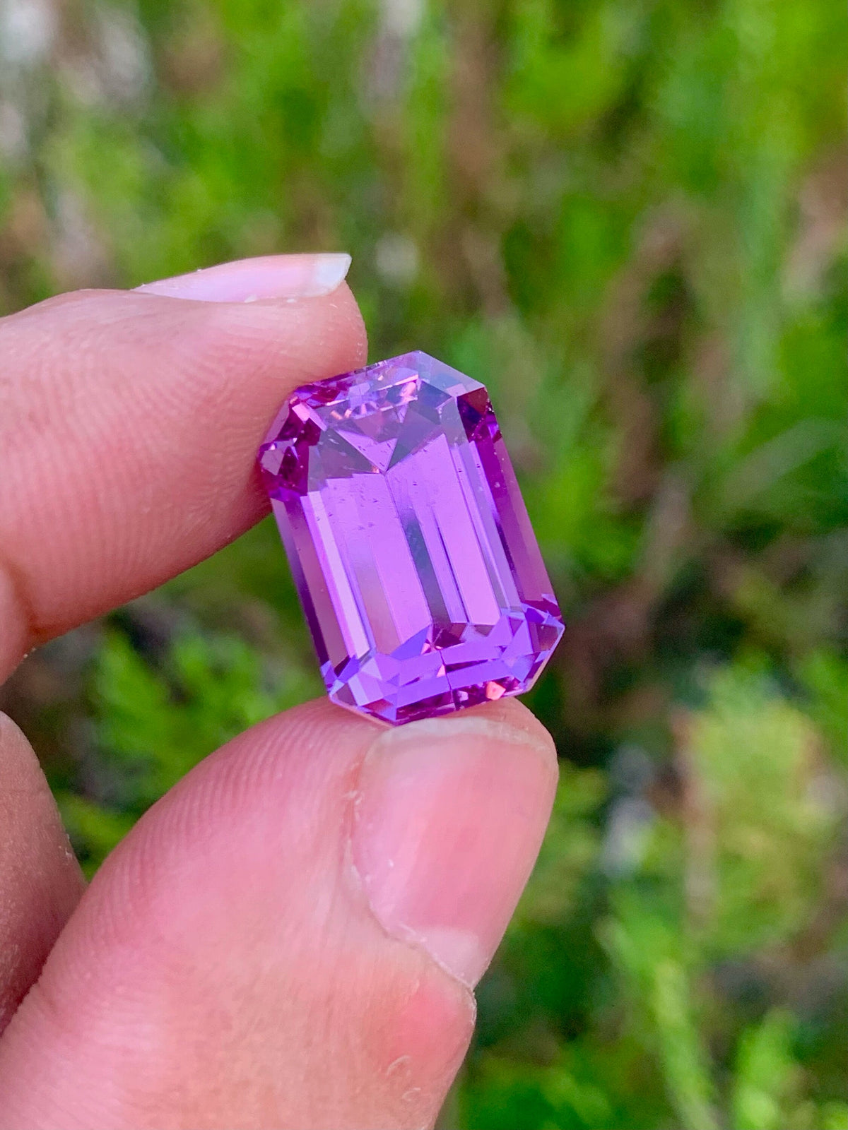 Lilac Kunzite Stone For Jewelry Making, Pink Kunzite Gemstone, 16.15 CT