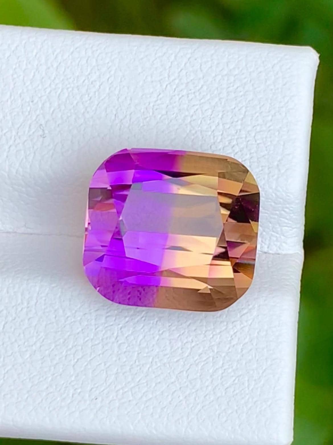 Bi-Color Ametrine 11.80ct Cushion Cut – Gemstone from Brazil