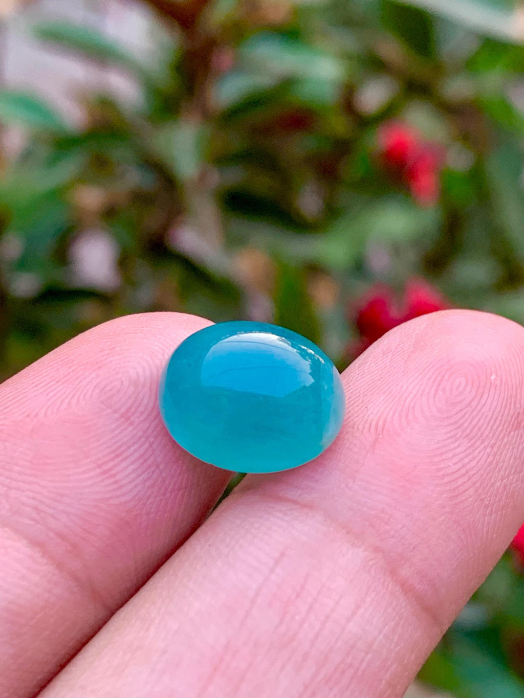 Grandidierite Cabochon: Rare Bluish-Green Gemstone, Madagascar Origin, 8.45 CT