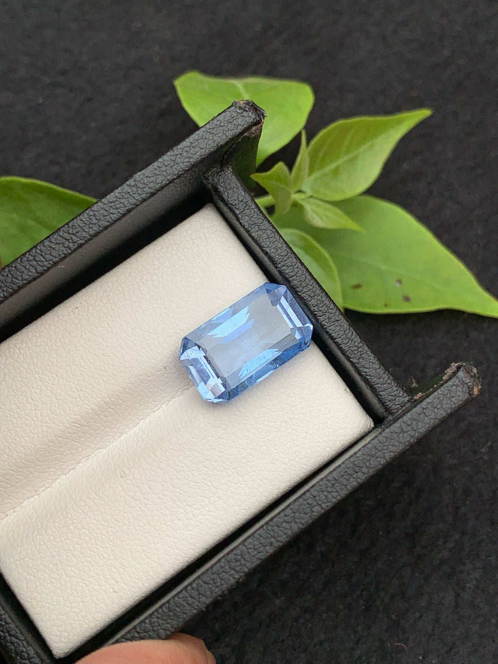 Santa Maria Blue Aquamarine Gemstone: Emerald Cut, March Birthstone (6.30 Carats)