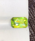 Natural Sphene Gemstone: 3.47 ct Greenish Yellow Full Fire Stone