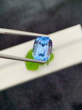 Santa Maria Aquamarine Gemstone: 4.25 CT Cushion Cut Loose Stone