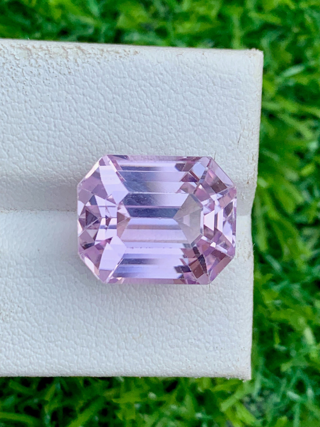 AAA Pink Kunzite Gemstone: Emerald Cut, 17.15 CT, November Birthstone