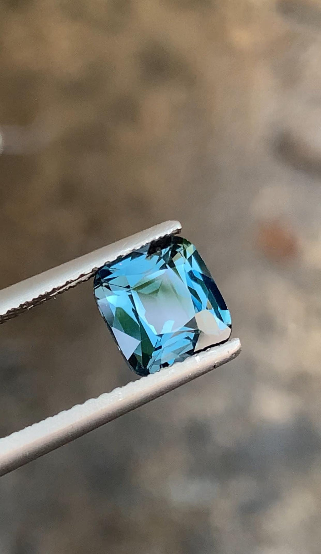 1.81 CT certified Faceted Cobalt Blue Spinel Gemstone: August Birthstone
