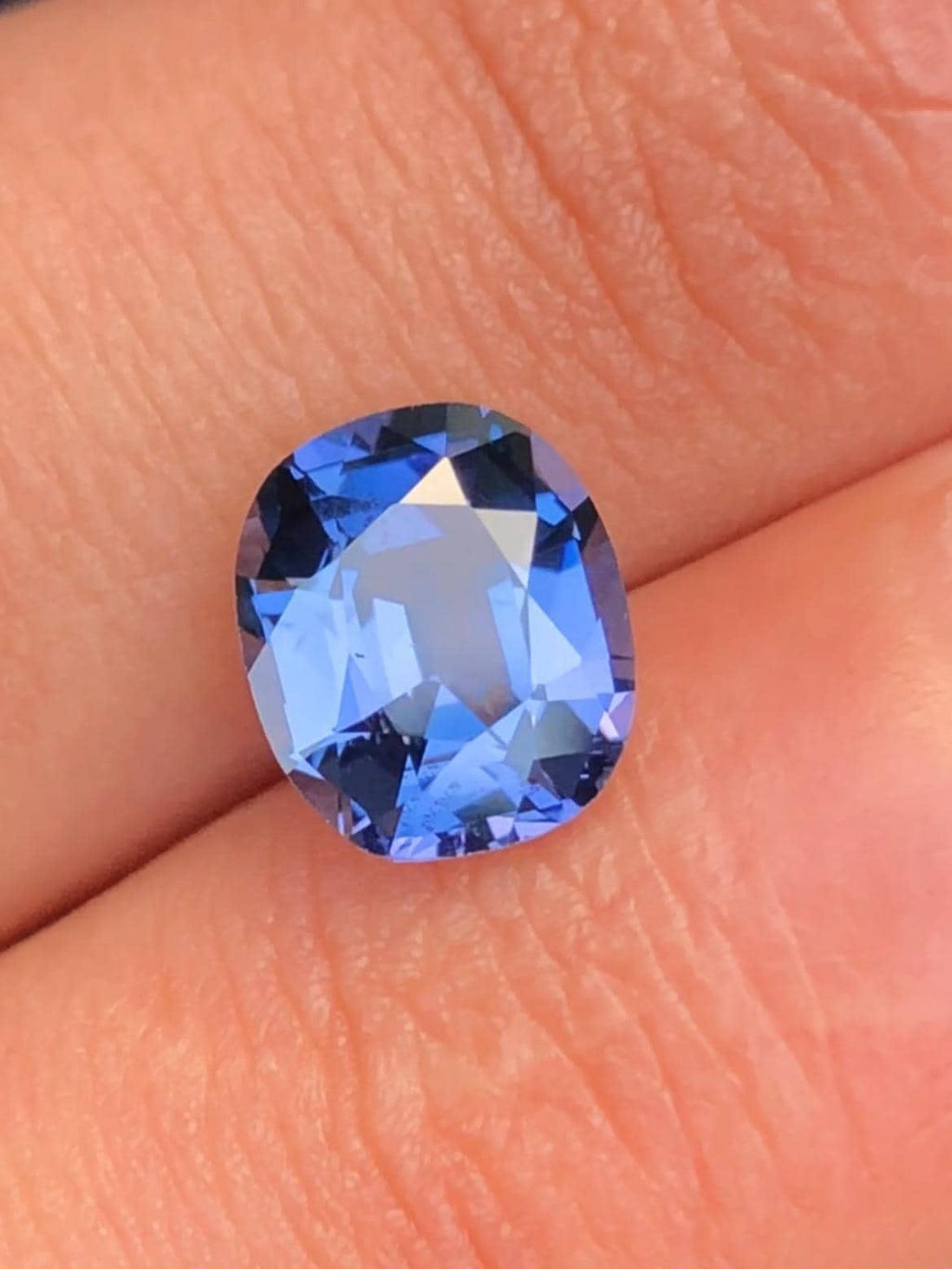 Purple Blue Spinel 2.15 Emerald Octagonal Cut Burma