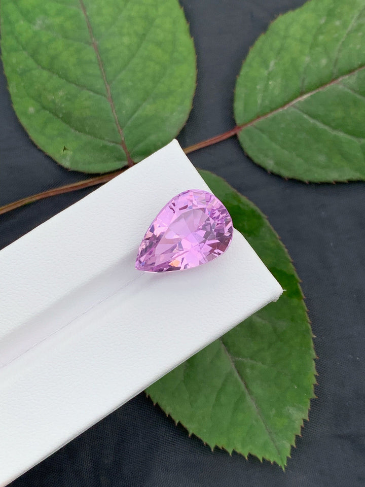Pear Shape Pink Kunzite Gemstone: Natural November Birthstone, 14.65 CT