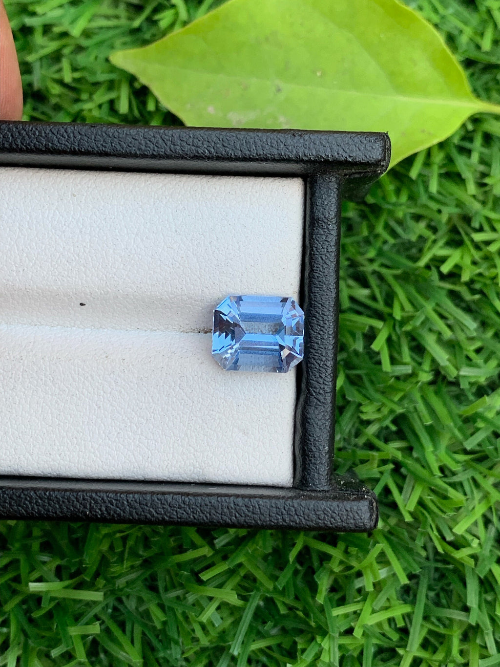 Santa Maria Blue Aquamarine Gemstone: Emerald Cut, March Birthstone (3.55 Carats)