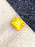 Yellow Sapphire 1.10 ct Emerald Cut – Vibrant Gem from Sri Lanka