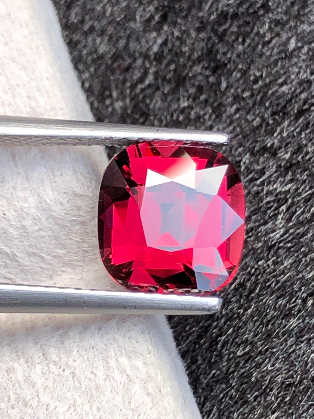 Rhodolite Garnet 3.17ct Cushion Cut – Tanzanian Gemstone