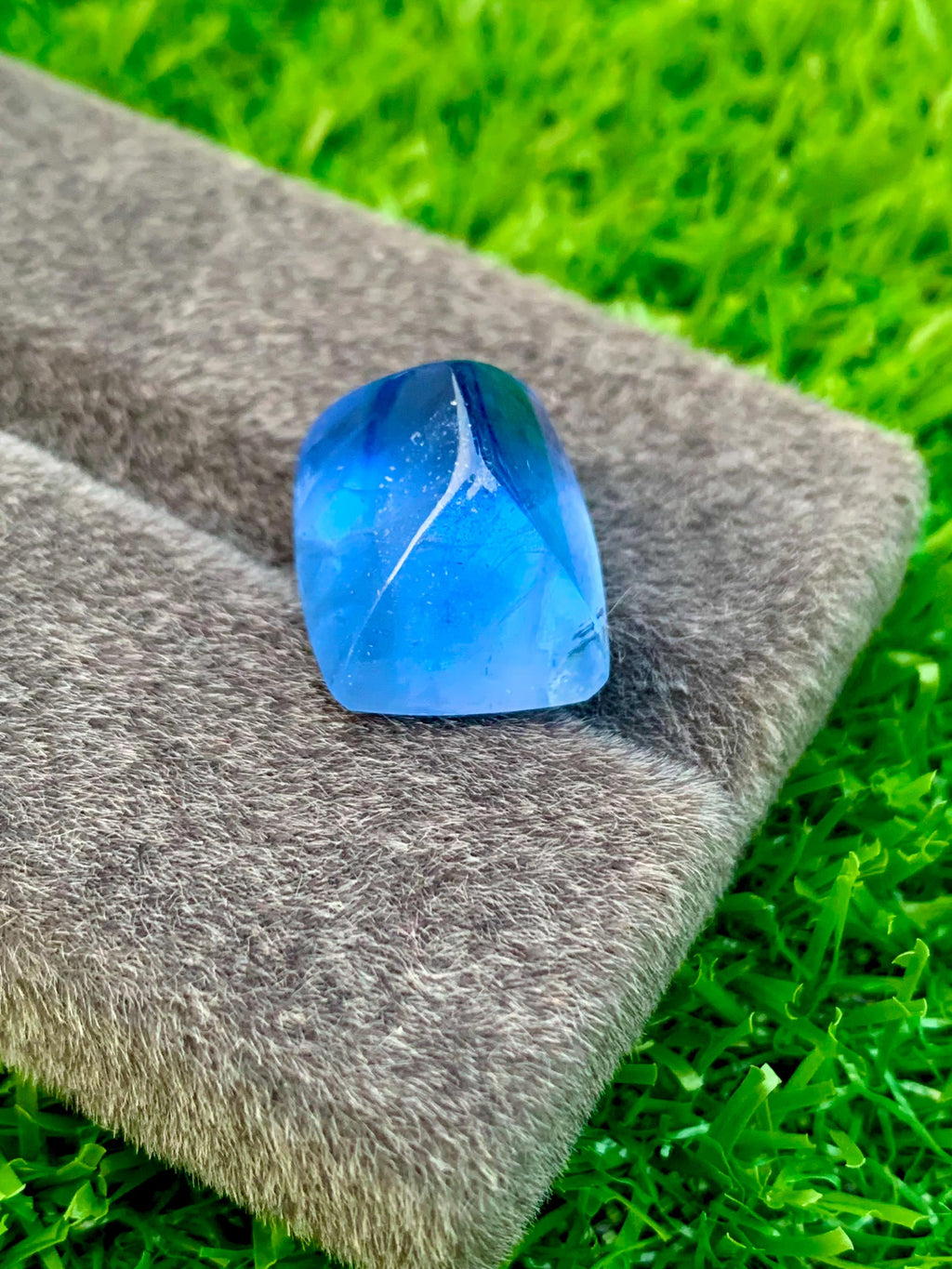 24.20 ct Aquamarine Cabochon: Skardu Pakistan Blue Beryl Gemstone