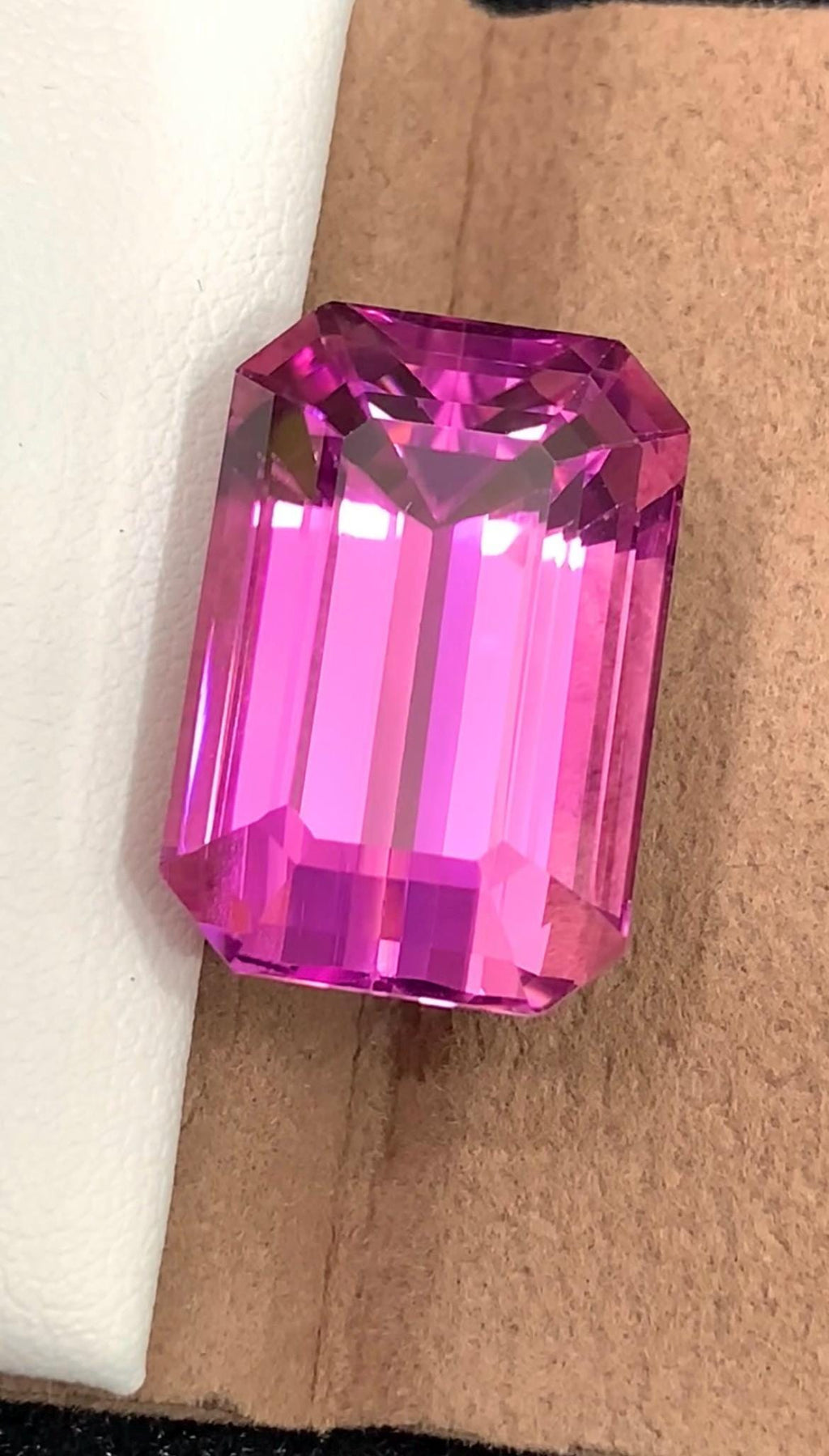 Pink Kunzite 38.20 Carat Emerald Cut Loose Gemstone from Afghanistan