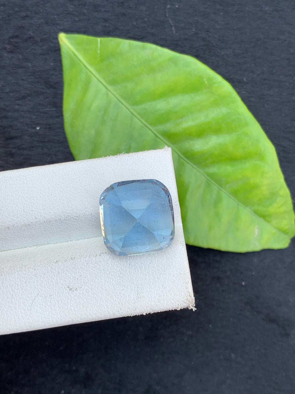 Santa Maria Aquamarine Gemstone: 17.15 CT Cushion Cut, Brazil