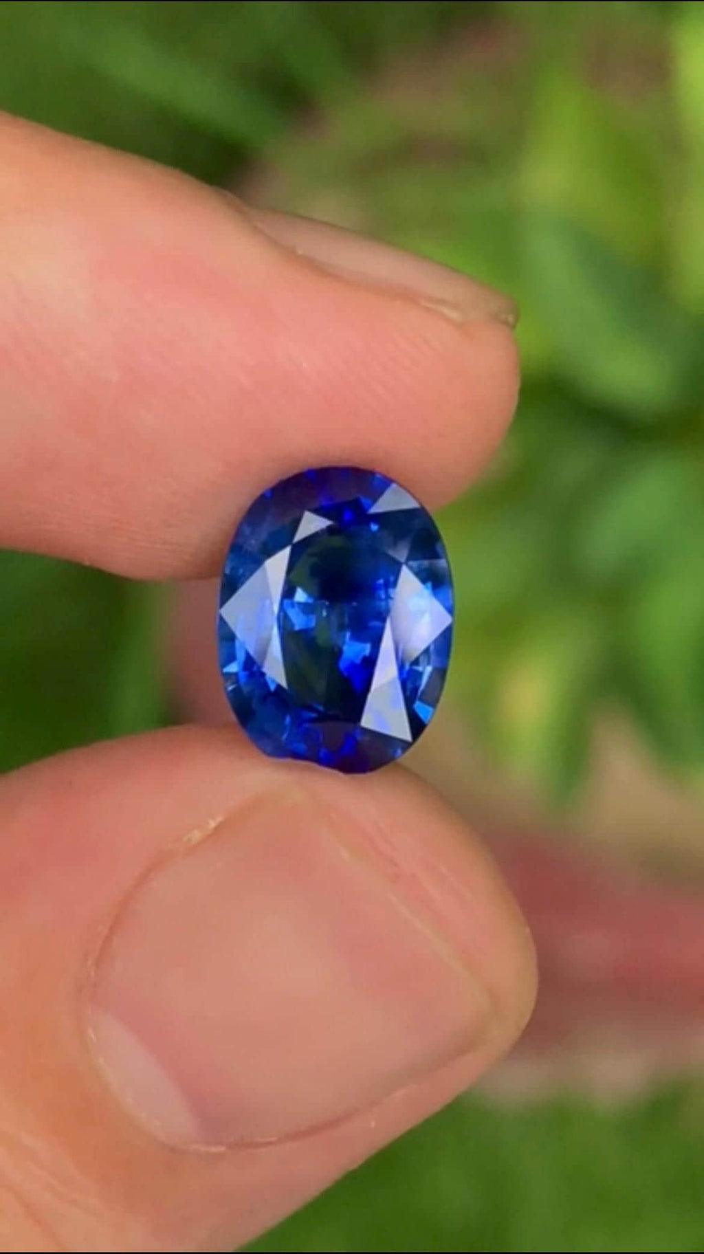 Cornflower Blue Sapphire 3.43ct Oval Cut – Sri Lanka