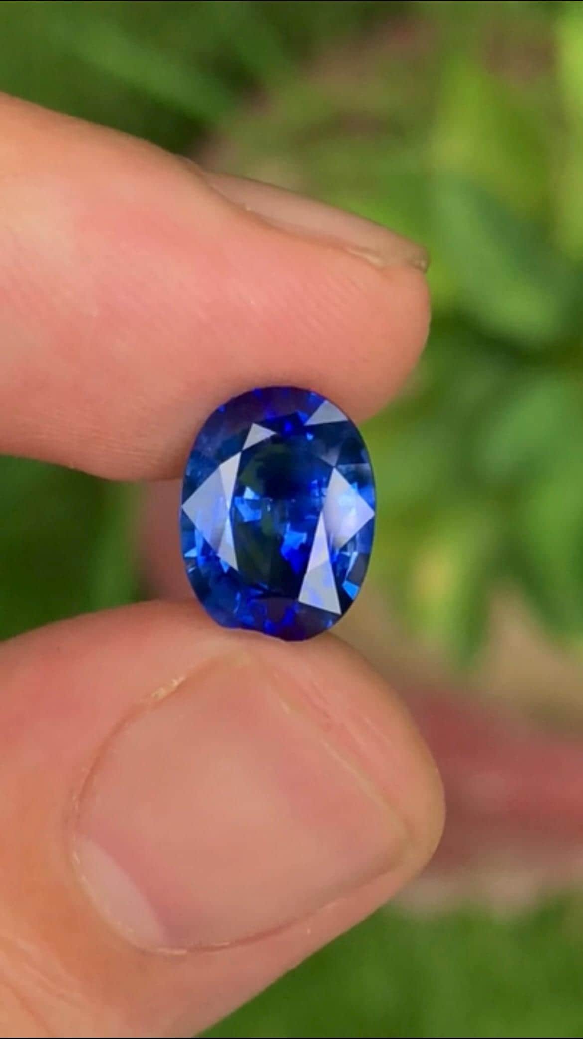 Cornflower Blue Sapphire 3.43ct Oval Cut – Sri Lanka