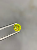 0.75 Carat Natural Chrome Sphene Loose Gemstone: Nugget Green Sparkle