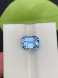 Santa Maria Blue Aquamarine Gemstone: Emerald Cut, 2.25 Carats
