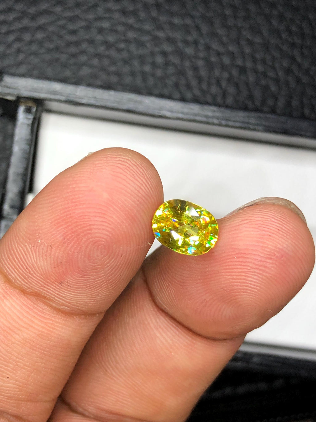 1.70 CT Oval Cut Sphene Gemstone: Natural Titanite from Himalayan Range