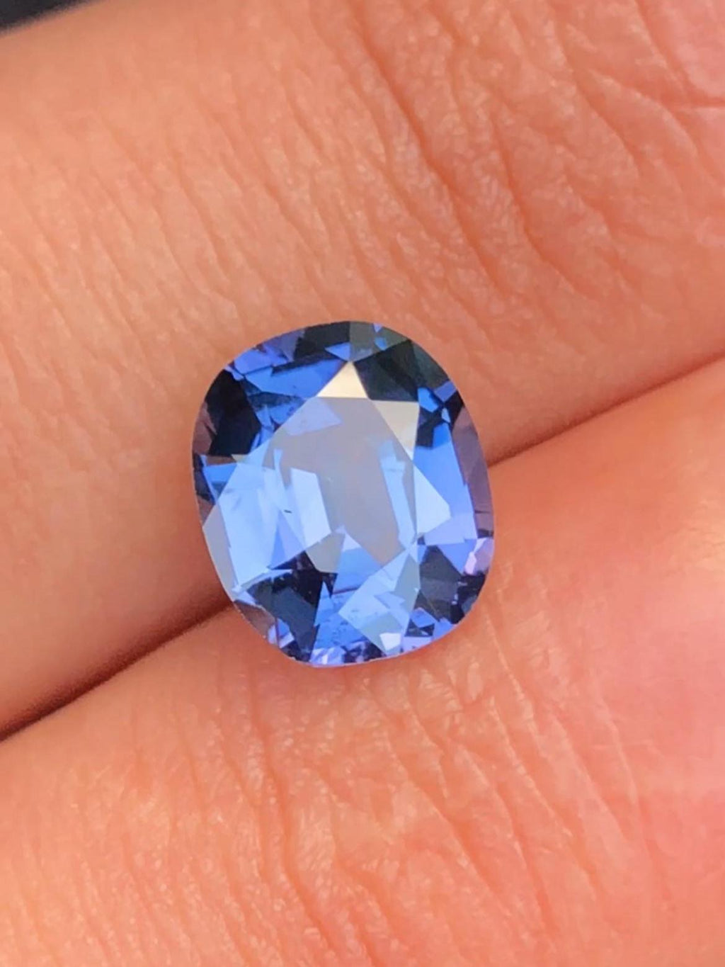 Purple Blue Spinel 2.15 Emerald Octagonal Cut Burma