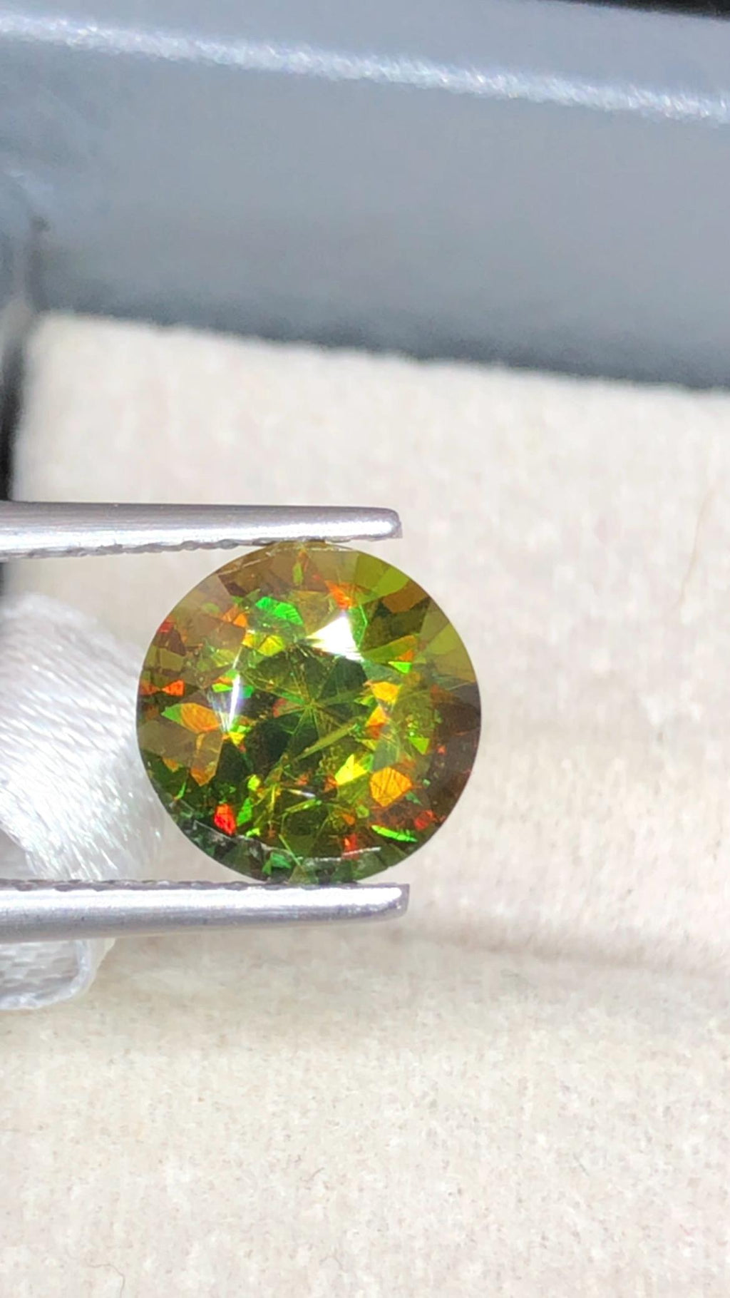 Chrome Sphene 2.10ct Round Cut From Madagascar