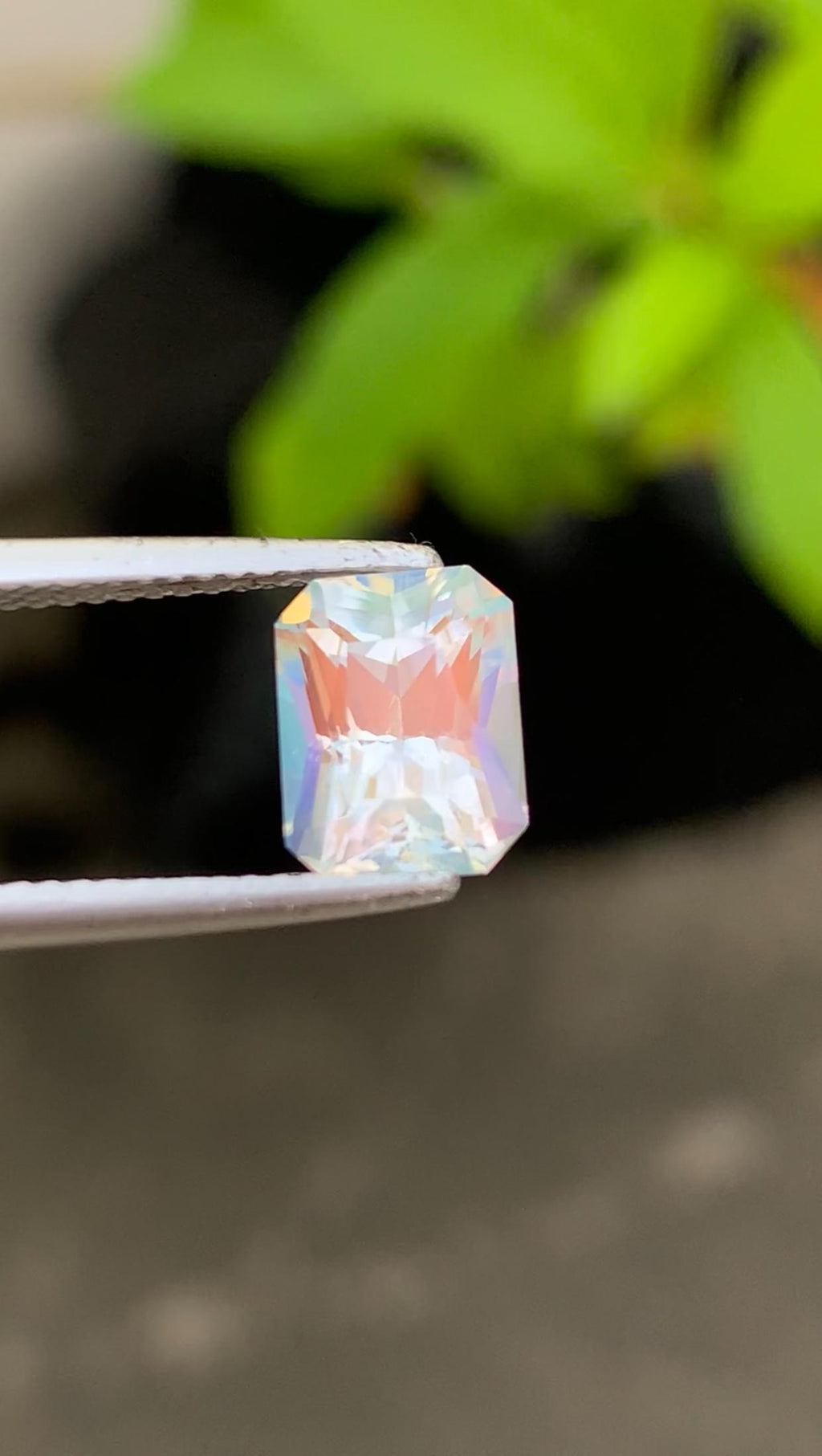 Rainbow Moonstone Gemstone: Flashy Blue Sheen, 2.40 ct Loose Stone