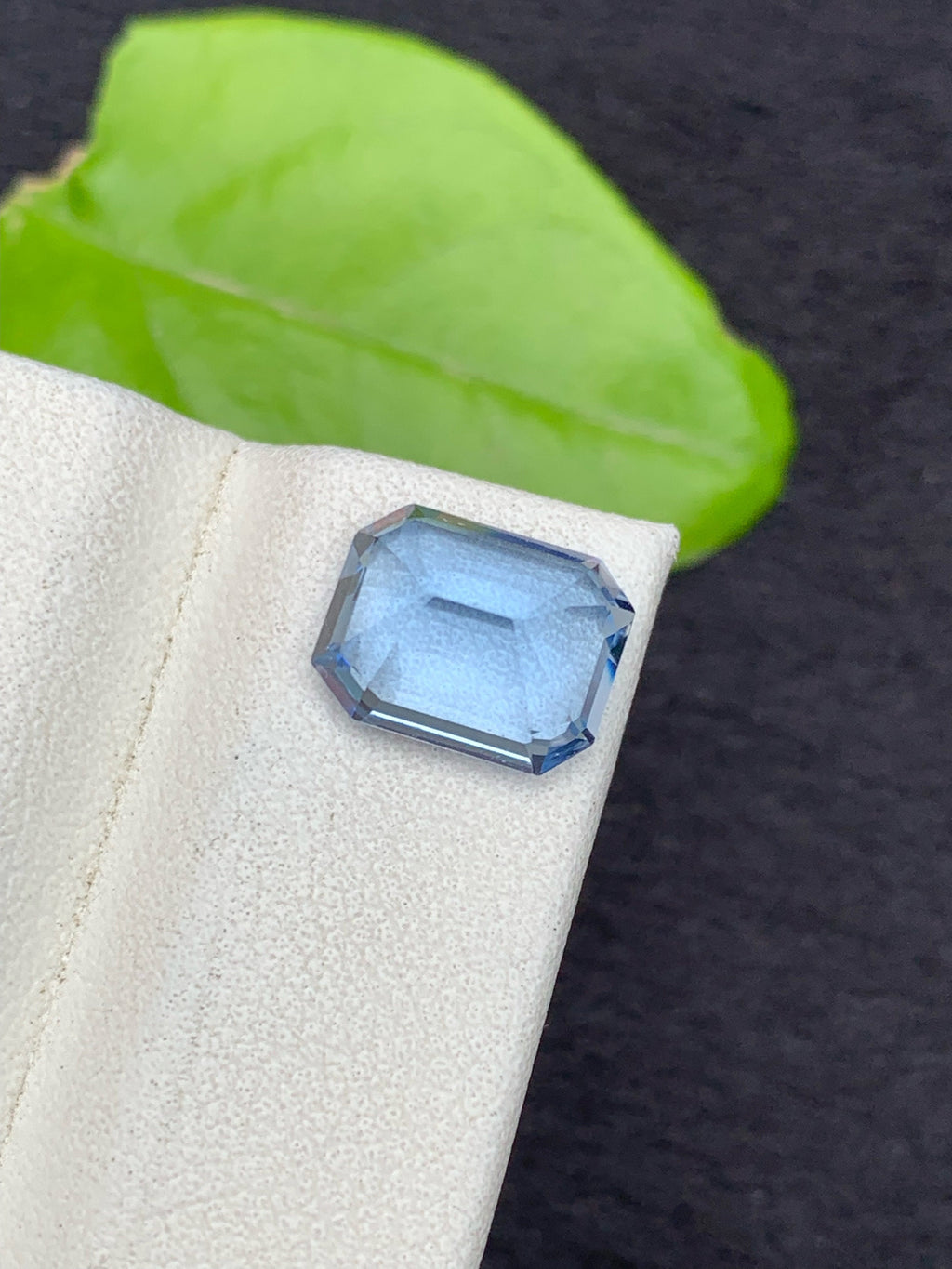 Santa Maria Blue Aquamarine Gemstone, Emerald Cut Beryl, 3.30 Carats