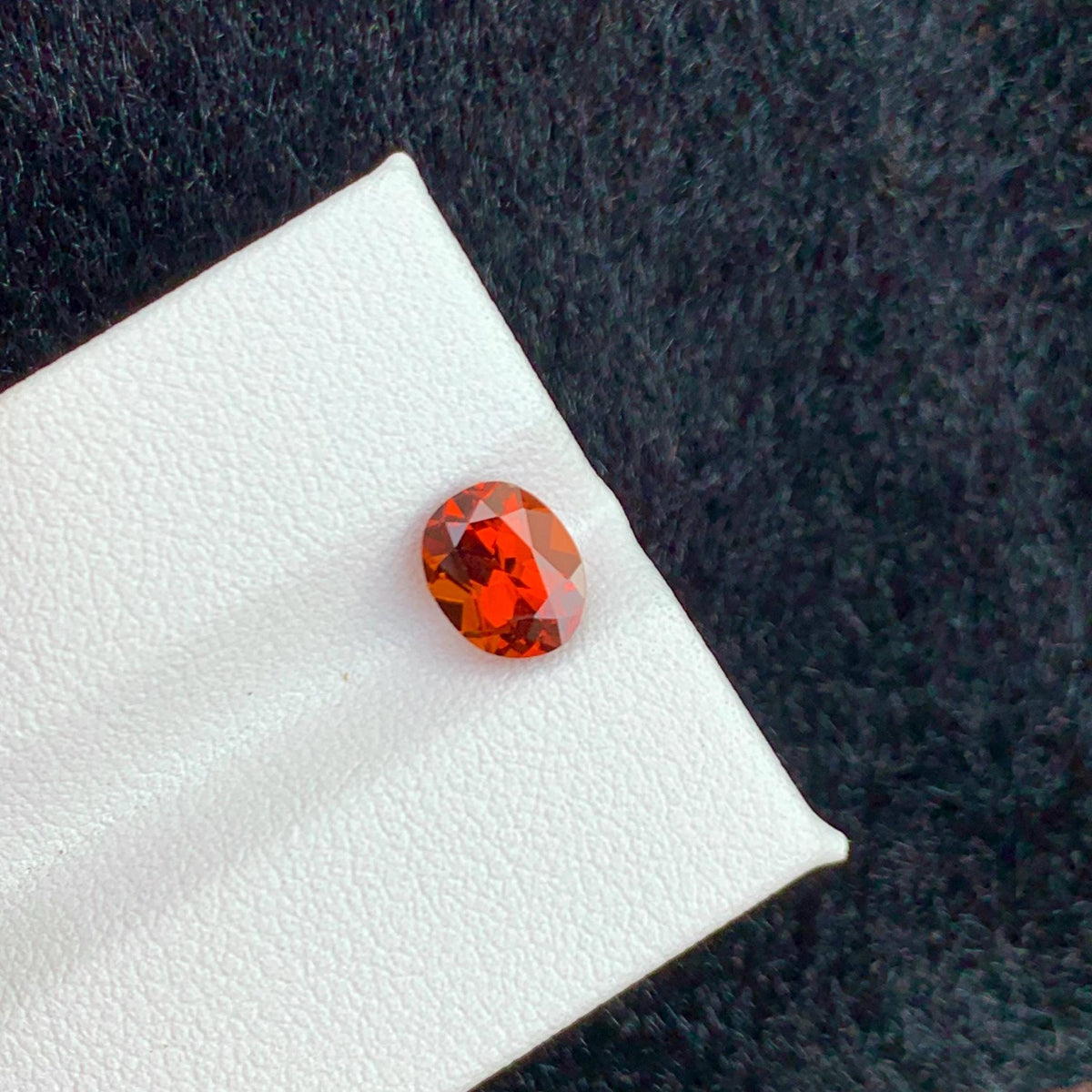Fanta Garnet 1.55ct Oval Cut Loose Gemstone from Madagascar