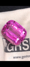 Natural Pink Kunzite Cushion Cut Gemstone – 91 Carats from Afghanistan