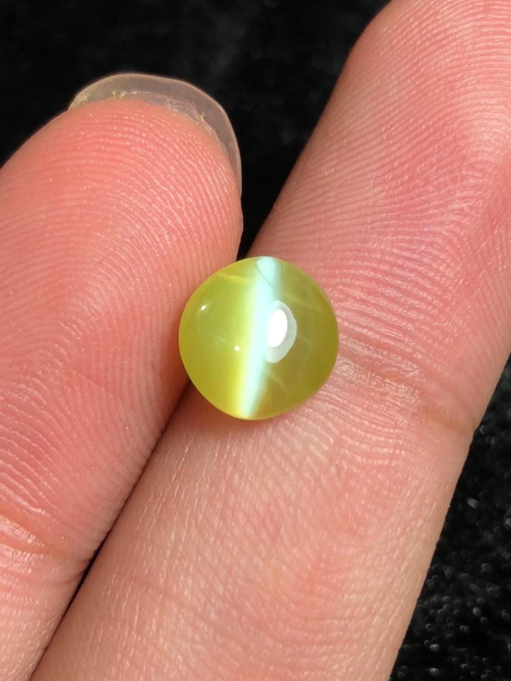 Chrysoberyl Cat’s Eye 3.08ct Oval Cabochon – Sharp Chatoyancy & Fine Glow