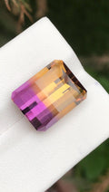 Ametrine 13.50 Carat Pixel Cut Loose Gemstone – from Brazil