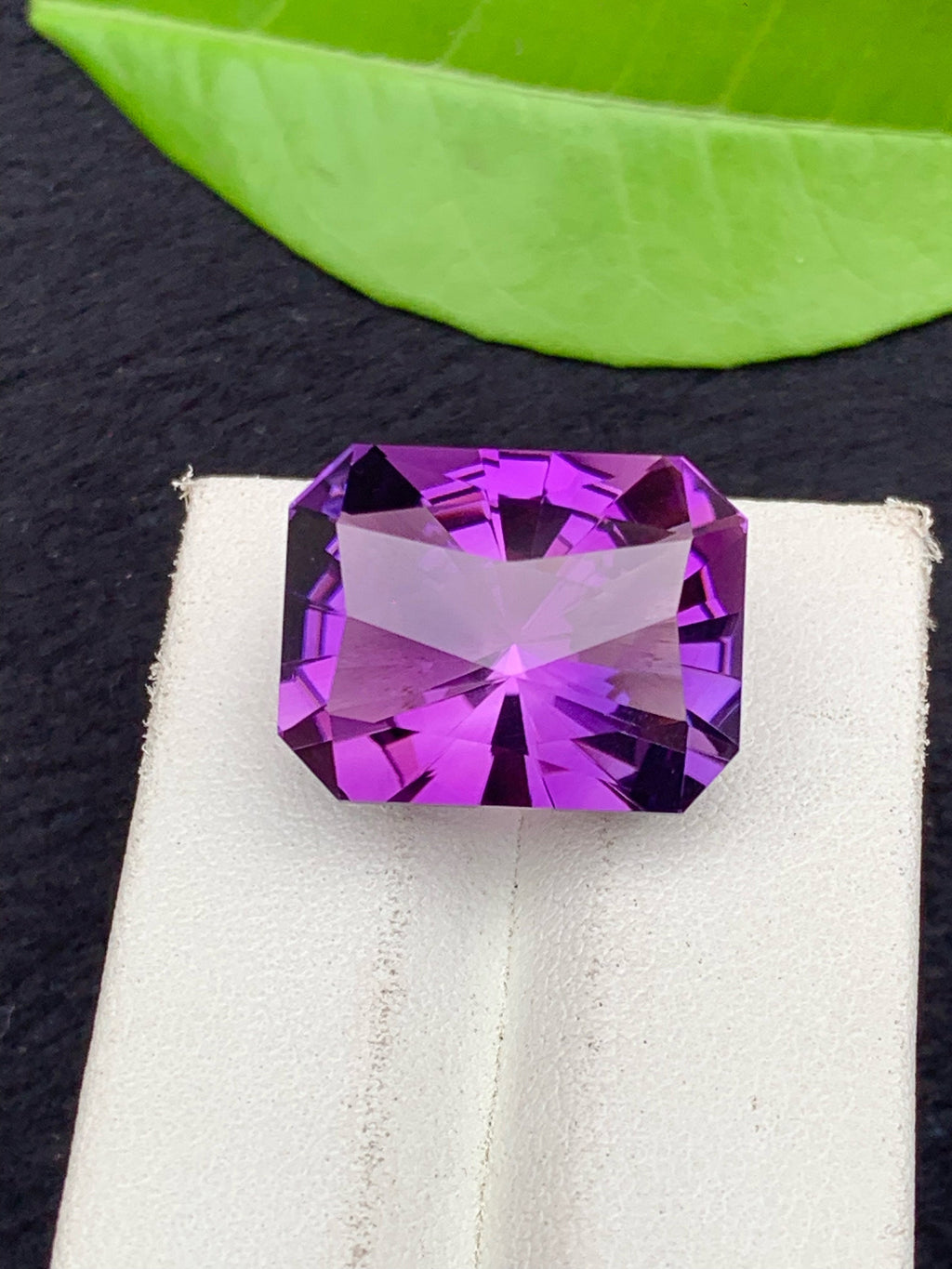 Custom Cut Pink Purple Amethyst Gemstone, 23.05 CT Flawless Loose Gem