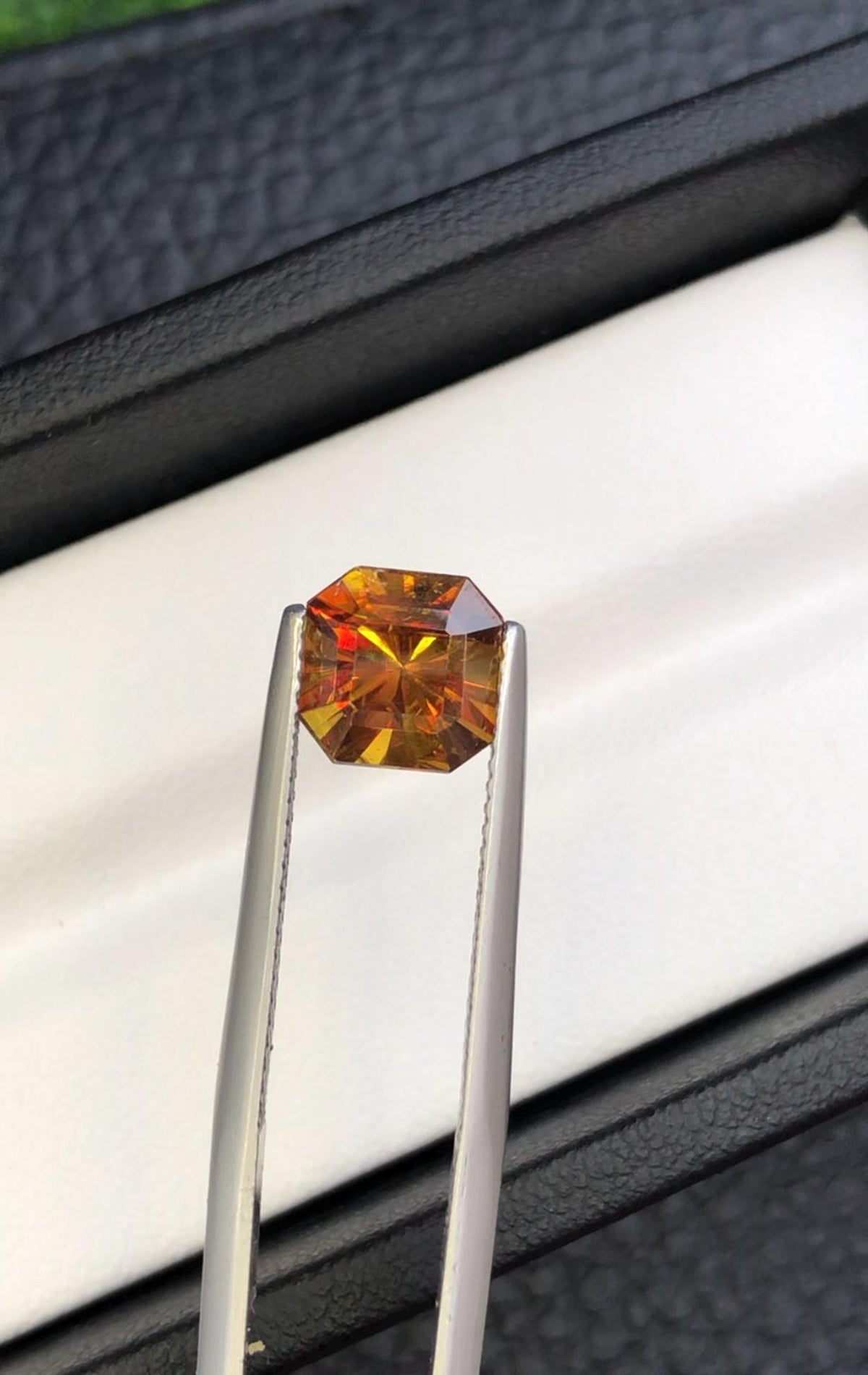 Full Fire Sphene Gemstone: 2.90 CT Natural Titanite Stone