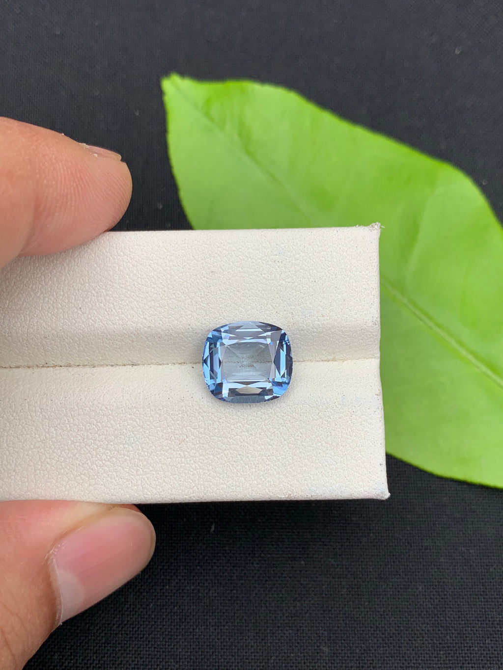 Santa Maria Blue Aquamarine Gemstone: 3.65 Carat Cushion Cut
