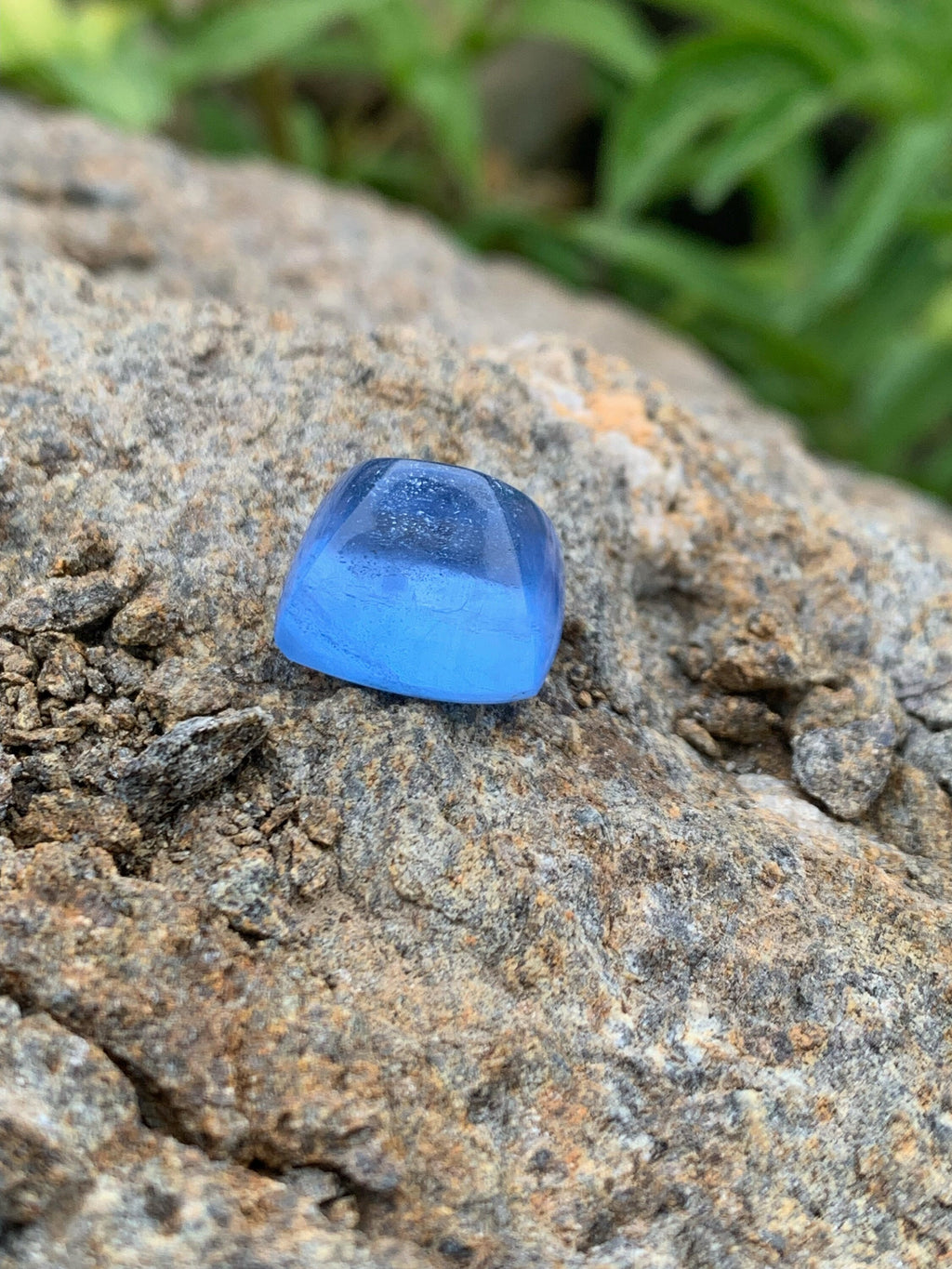 Pure Blue Color Aquamarine Sugar Loaf Cabochon - 23.65 Carats