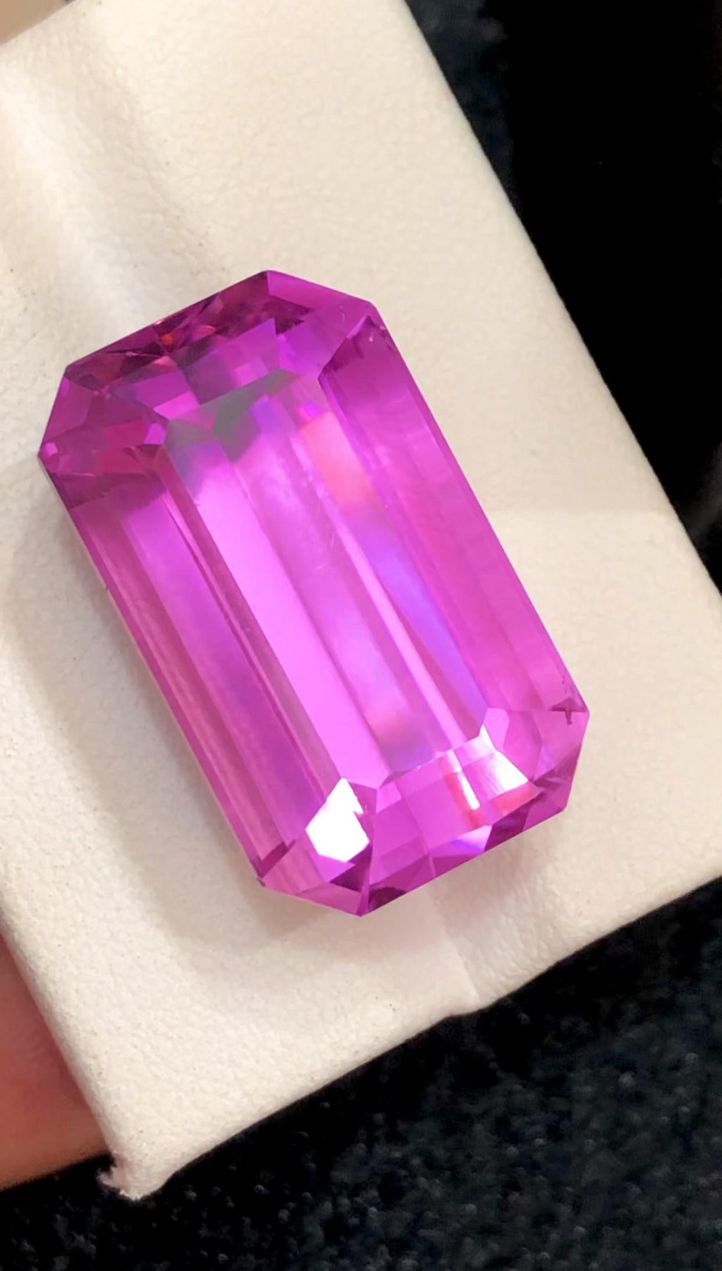Pink Kunzite Emerald Cut – 46 Carats from Afghanistan