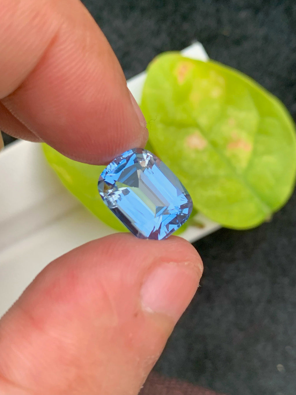 Santa Maria Aquamarine Gemstone: 5.25 CT Cushion Cut, Brazil