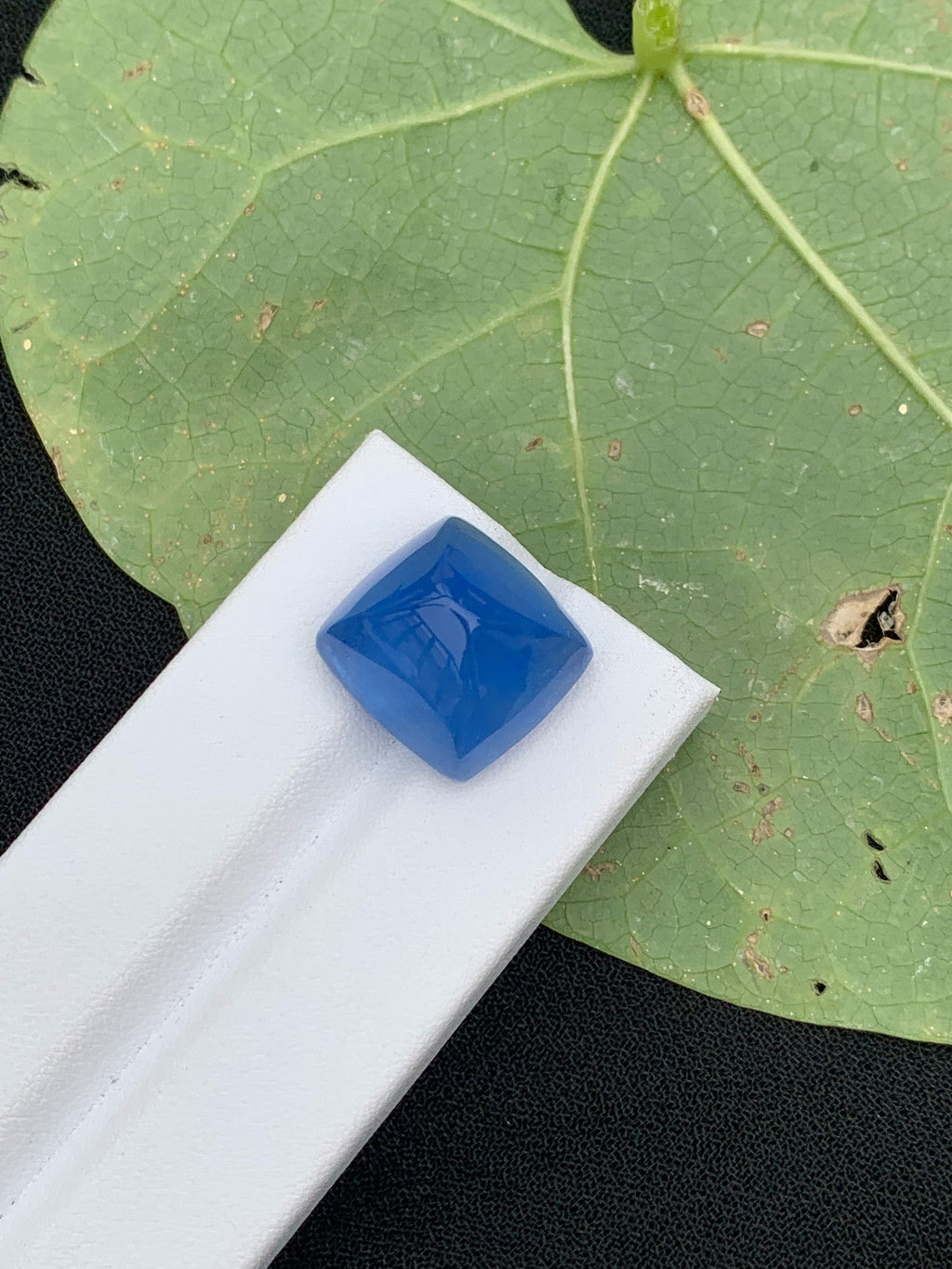 Deep Blue Aquamarine Sugar Loaf Cabochon: March Birthstone, 23.55 Carat