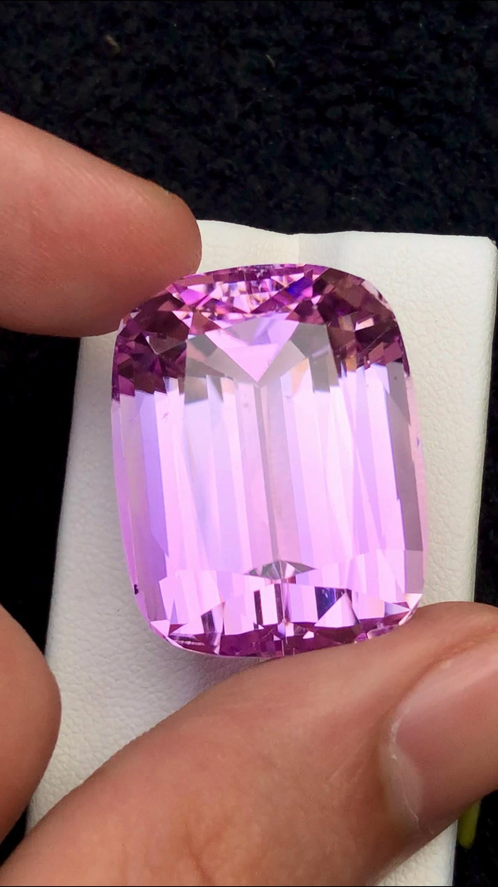 Natural Pink Kunzite Cushion Cut Gemstone – 87 Carats from Afghanistan